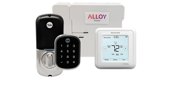 Image of SmartRent Technology inclusing Smart Door Lock, Smart Thermostat, & Smart Z-Wave Technology. at Luxe 360 in Midlothian, Midlothian